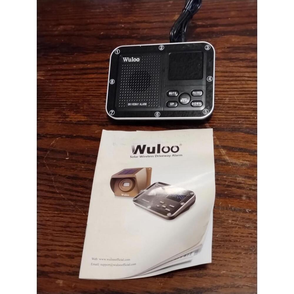 Expandable for Wuloo 1/3 Mile Wireless Outside Driveway Alarm Receiver Only